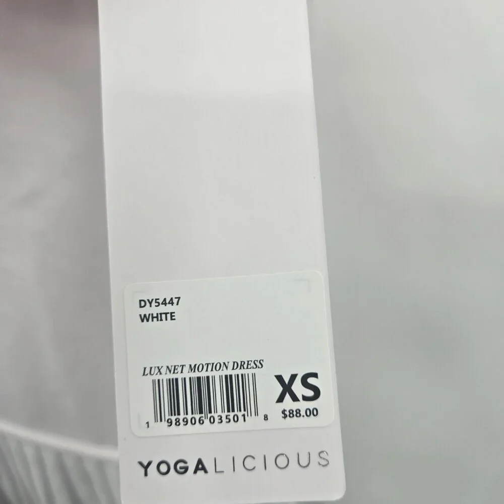 Yogalicious White Preppy Tennis Pickleball Athletic Motion Dress Size XS - Picture 4 of 11